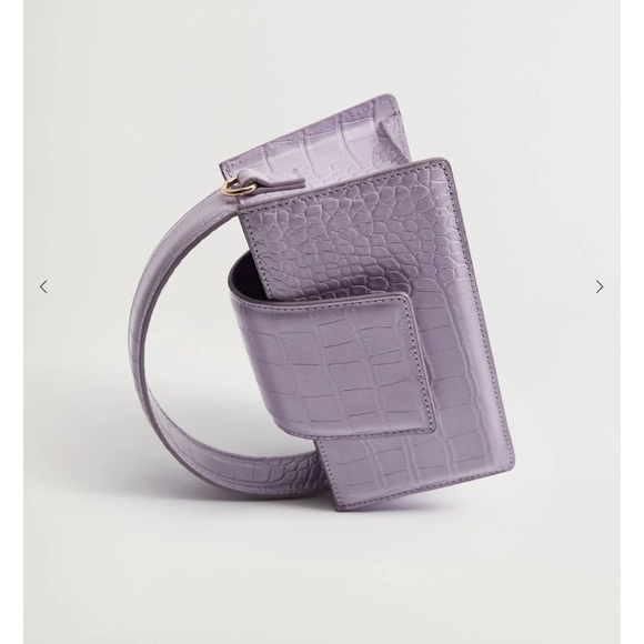 Croc-effect mini bag - Picture 2 of 4